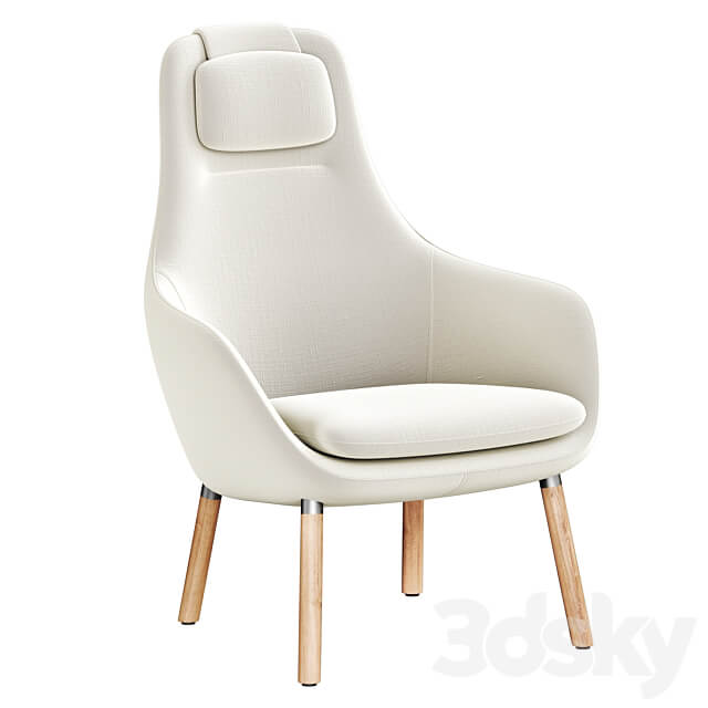 Vitra hal lounge armchair 3D Models 3DSKY