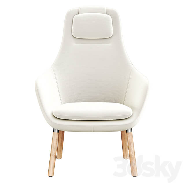 Vitra hal lounge armchair 3D Models 3DSKY