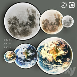 Lampatron COSMOS MOON COSMOS EARTH 3D Models 3DSKY 