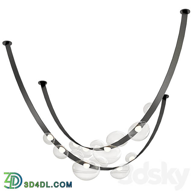 Dimmer dew drops Pendant light 3D Models 3DSKY