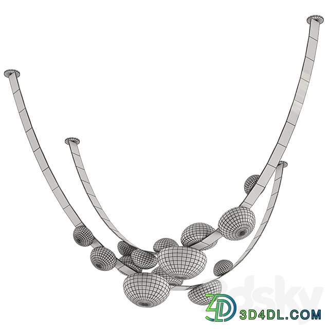 Dimmer dew drops Pendant light 3D Models 3DSKY
