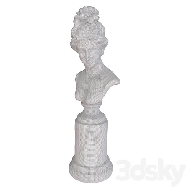 statue girl 3D Models 3DSKY