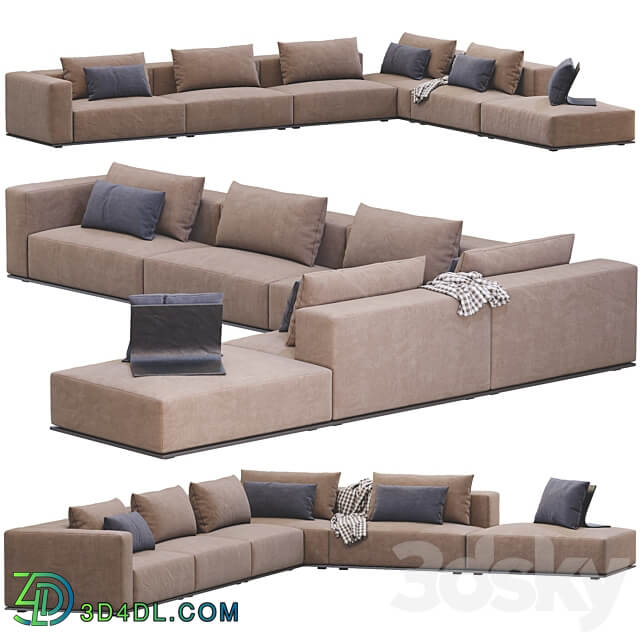 Westside Sofa By Poliform 3D Models 3DSKY