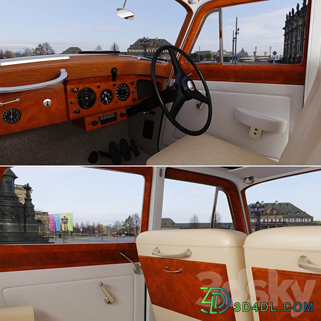 Bentley R Type 1953 3D Models 3DSKY
