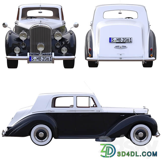 Bentley R Type 1953 3D Models 3DSKY
