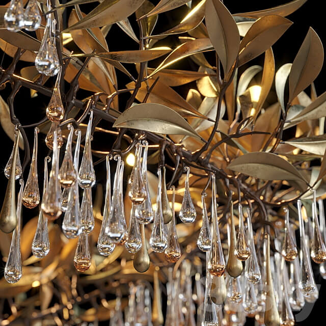 Hanging chandelier Vargov Design Olive Pendant light 3D Models 3DSKY