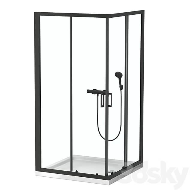 Shower enclosures by RGW set 3D Models 3DSKY