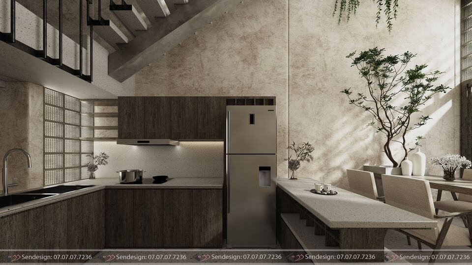 3D Interior Kitchen – Livingroom 280 Scene 3dsmax By Phu Nguyen