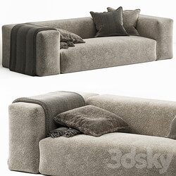 Bulky Sherling Sofa by Layered 3D Models 3DSKY 