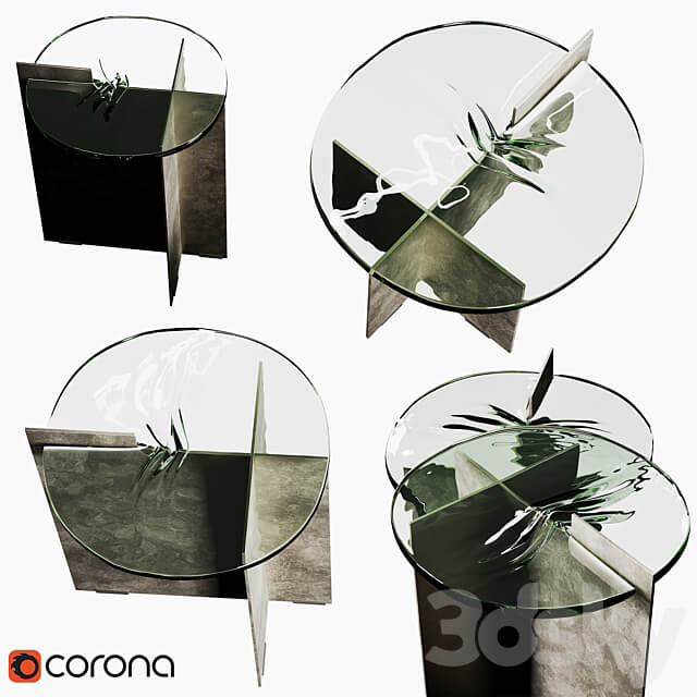 Luca Nichetto Sculptural table 3D Models 3DSKY
