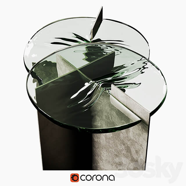Luca Nichetto Sculptural table 3D Models 3DSKY