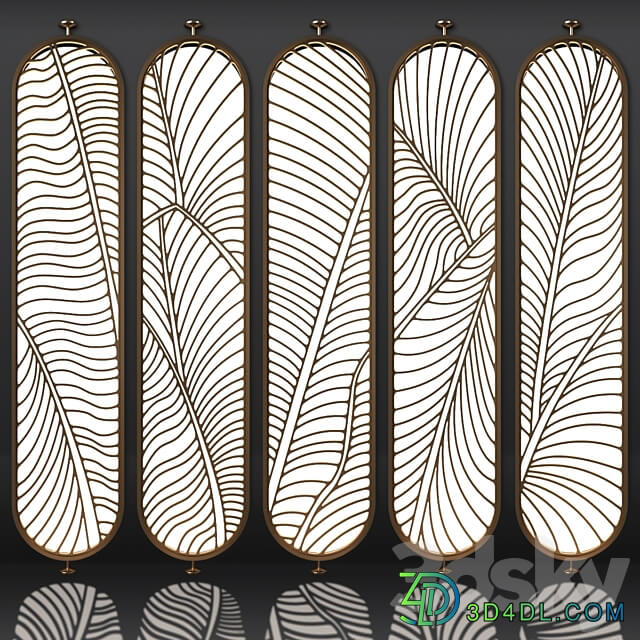 Decorative partition 3D Models 3DSKY