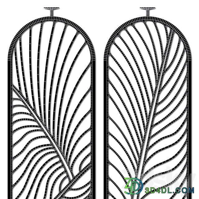 Decorative partition 3D Models 3DSKY