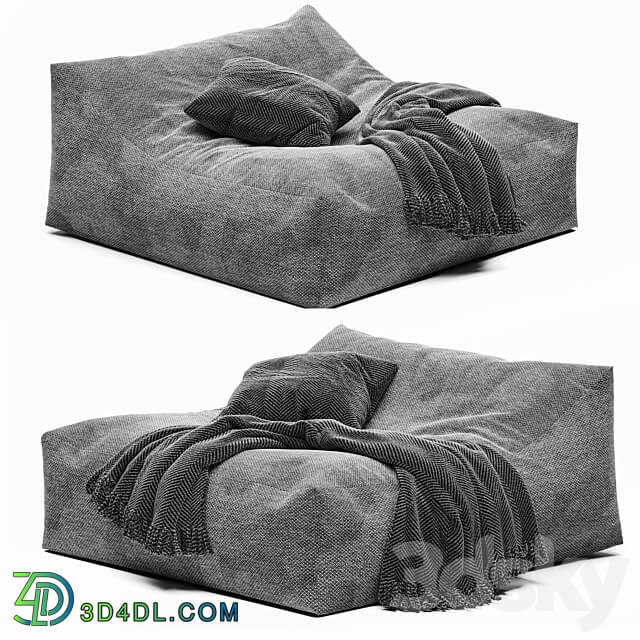 Frameless recliner chair 3D Models 3DSKY
