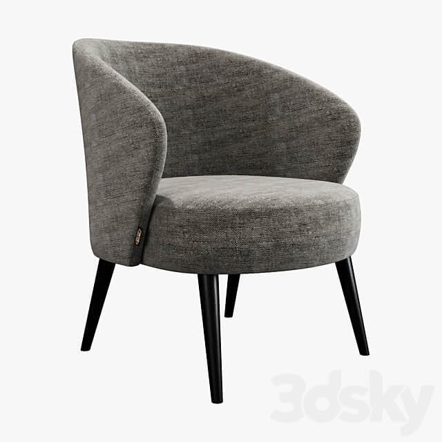 Dutchbone waldo armchair 3D Models 3DSKY