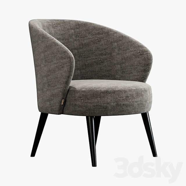 Dutchbone waldo armchair 3D Models 3DSKY