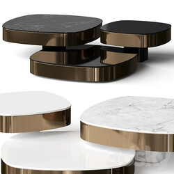 Chrysler Coffee Tables by Jose Martinez Medina 3D Models 3DSKY 