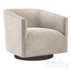 1950S Italian Shelter Chair Restoration Hardware RH 3D Models 3DSKY 