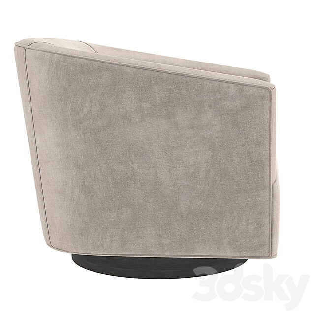 1950S Italian Shelter Chair Restoration Hardware RH 3D Models 3DSKY