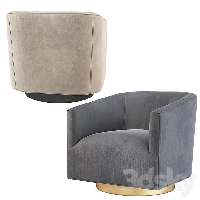 1950S Italian Shelter Chair Restoration Hardware RH 3D Models 3DSKY
