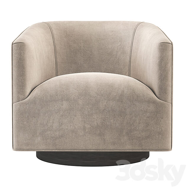 1950S Italian Shelter Chair Restoration Hardware RH 3D Models 3DSKY