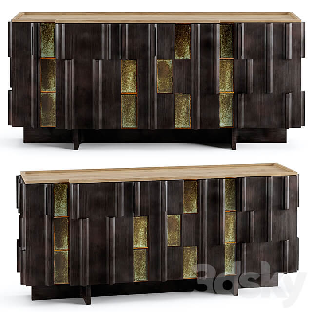 Bruno Moinard Terzo Sideboard Chest of drawer 3D Models 3DSKY