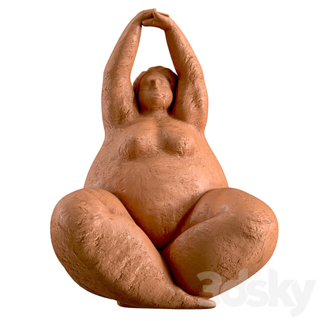 Fat Lady Yoga 3D Models 3DSKY