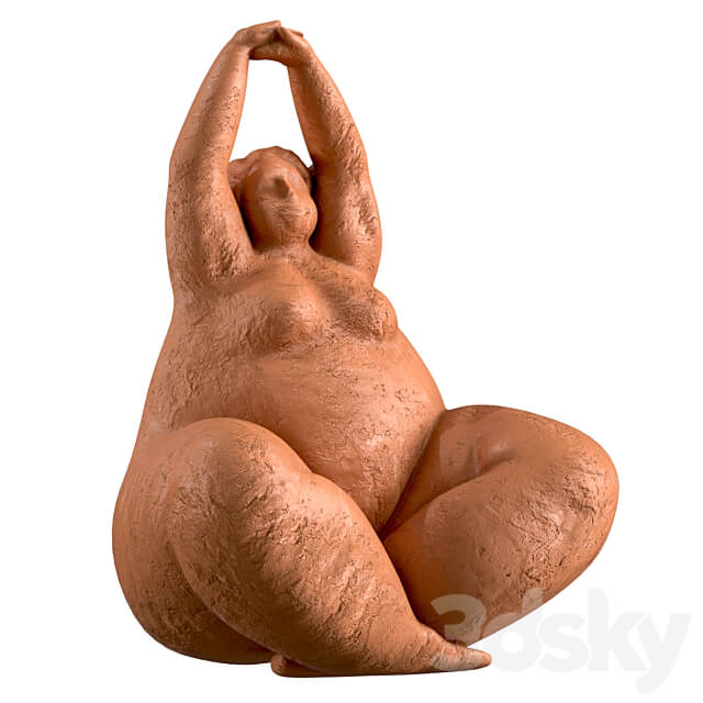 Fat Lady Yoga 3D Models 3DSKY
