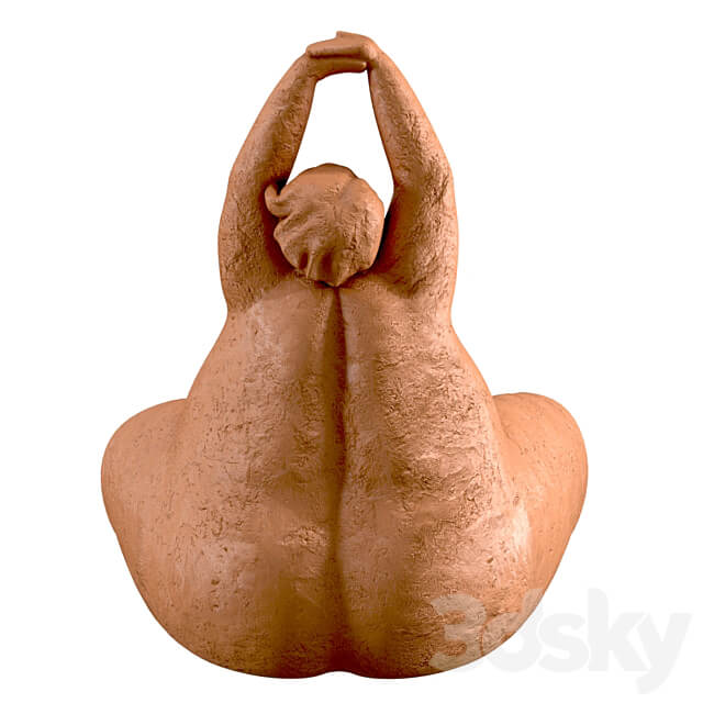 Fat Lady Yoga 3D Models 3DSKY