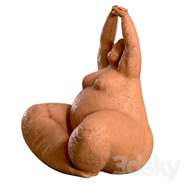 Fat Lady Yoga 3D Models 3DSKY