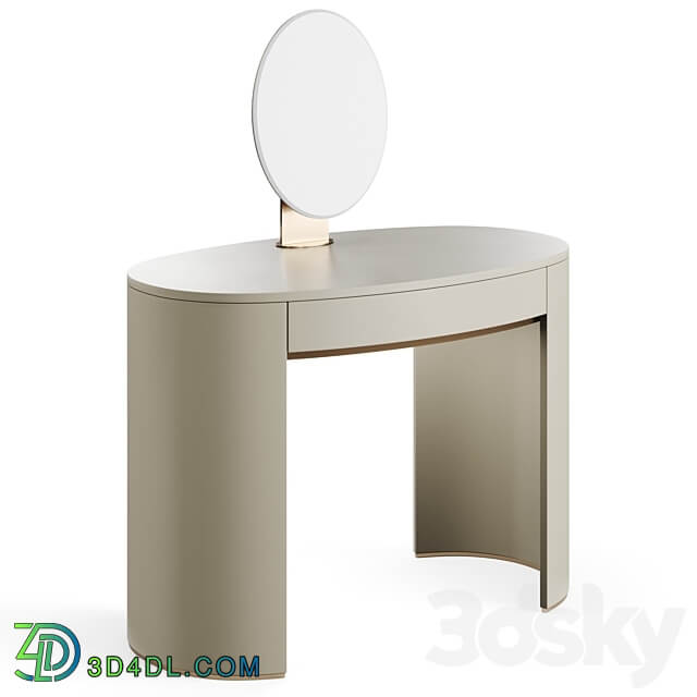 Fendi Asja Lady Desk With Mirror 3D Models 3DSKY