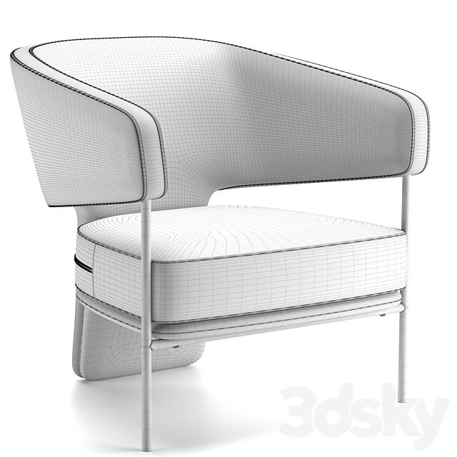 Armchair Palazzo 3D Models 3DSKY