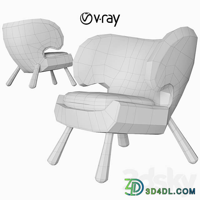 Pelican Chair 3D Models 3DSKY