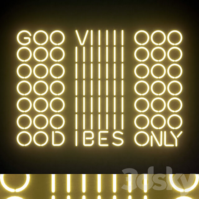 Light modules Set 68 Neon Technical lighting 3D Models 3DSKY