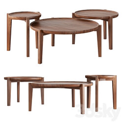 Rejuvenation Wade Nesting Coffee Tables 3D Models 3DSKY 
