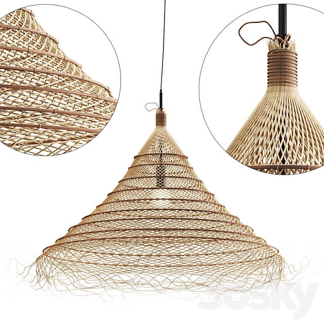 Rattan pendant lights 201 Pendant light 3D Models 3DSKY