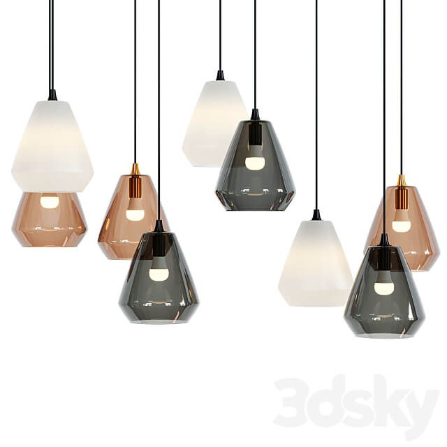 Suspended lamps in the style of minimalism Pendant light 3D Models 3DSKY