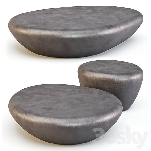 Minotti Stony Coffee Tables 3D Models 3DSKY