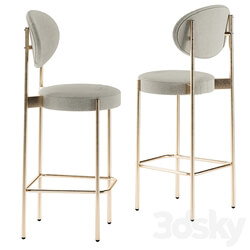430 Barstool in Beige by Verner Panton Cosmo Arbol Corner Design Wonder 3D Models 