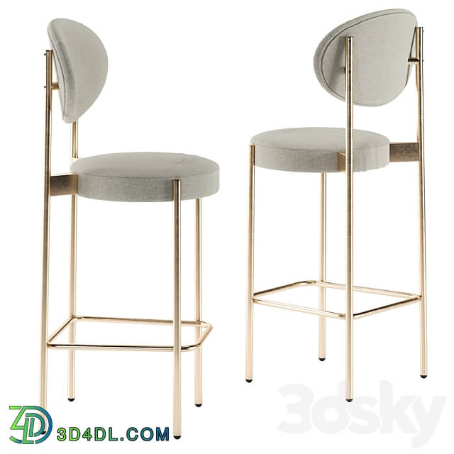 430 Barstool in Beige by Verner Panton Cosmo Arbol Corner Design Wonder 3D Models