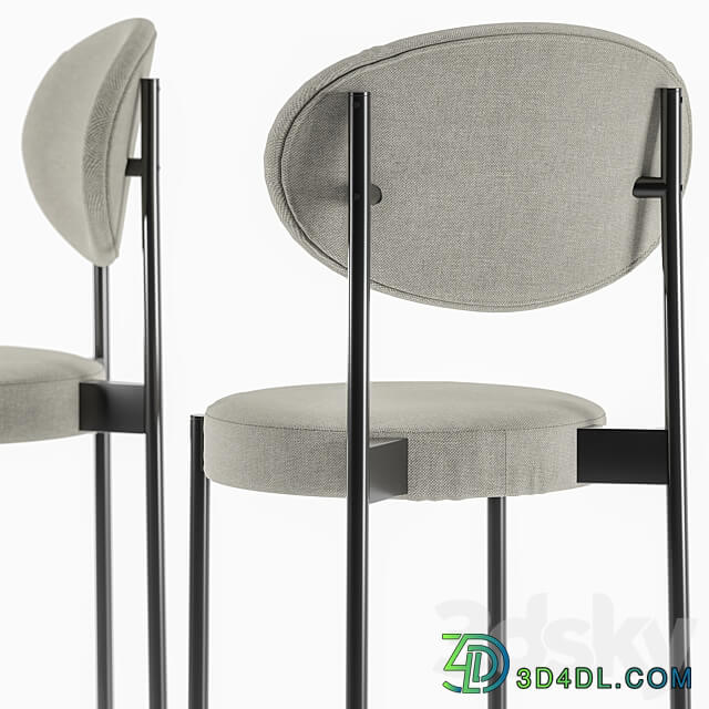 430 Barstool in Beige by Verner Panton Cosmo Arbol Corner Design Wonder 3D Models