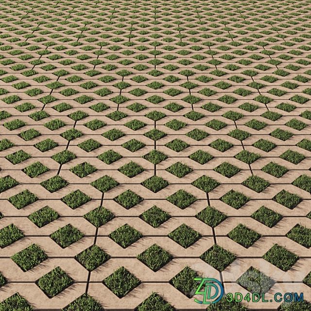 Eco tiles 4 3D Models 3DSKY