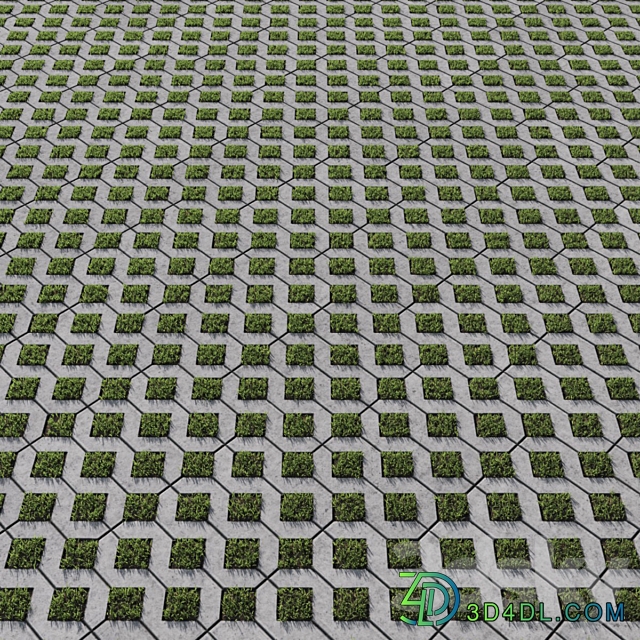 Eco tiles 4 3D Models 3DSKY