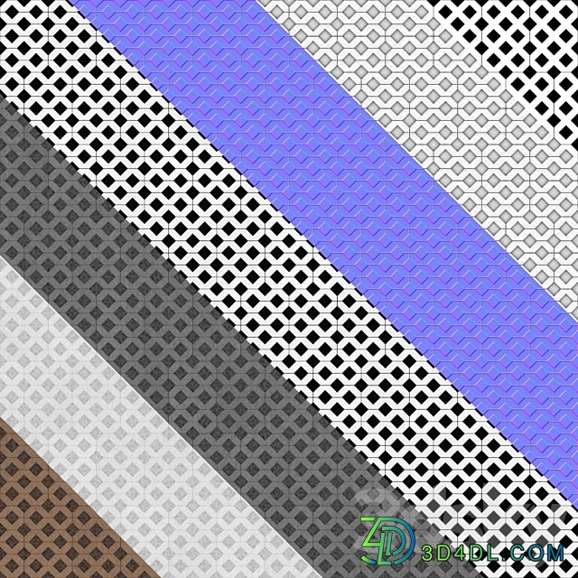 Eco tiles 4 3D Models 3DSKY