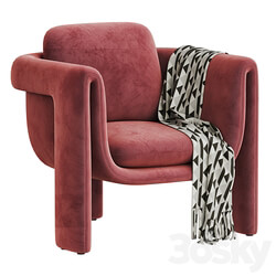 floria armchair 3D Models 3DSKY 