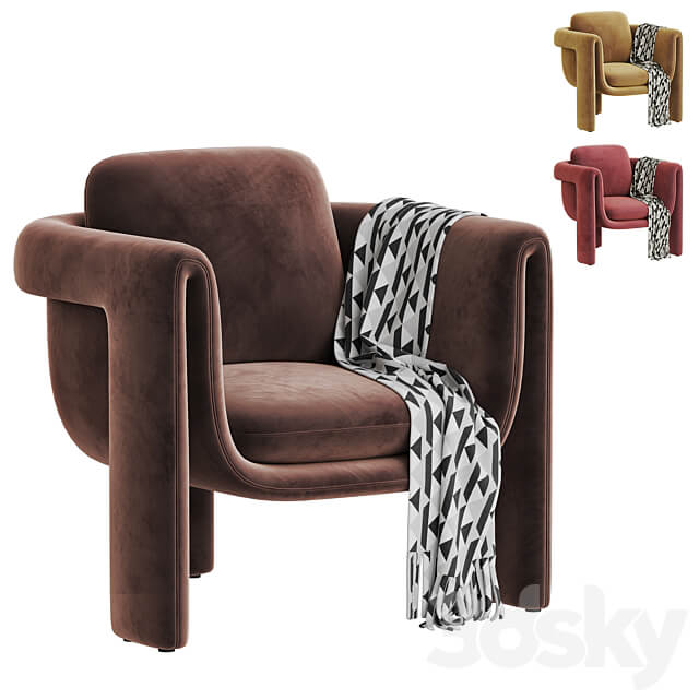 floria armchair 3D Models 3DSKY