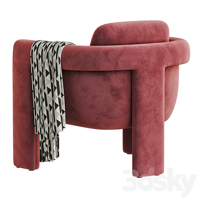 floria armchair 3D Models 3DSKY