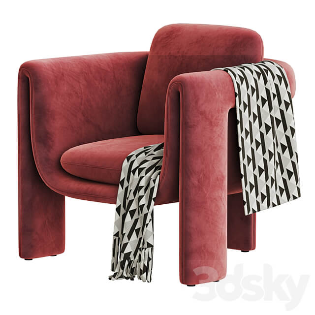 floria armchair 3D Models 3DSKY