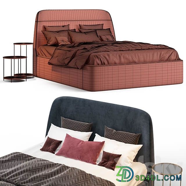 Dalty bed Bed 3D Models 3DSKY