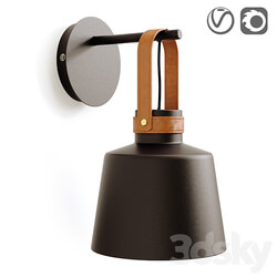 Metal wall lamp Oda 3D Models 3DSKY 